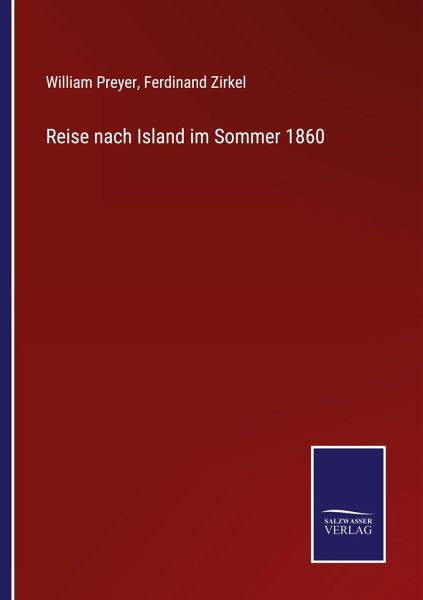 Reise nach Island im Sommer 1860