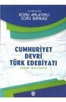 12. Siniflar Icin Cumhuriyet Devri Türk Edebiyati - Gültekin, Vehbi