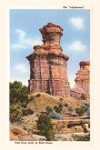 Vintage Journal The Lighthouse Rock, Palo Duro Park, Texas