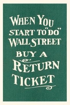 Cover Vintage Journal Wall Street, Return Ticket
