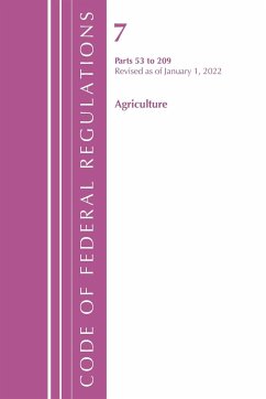 Code of Federal Regulations, Title 07 Agriculture 53-209, Revised as of January 1, 2022 - Office Of The Federal Register (U S