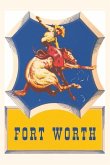 Vintage Journal Bronco Rider, Fort Worth, Texas