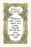 Vintage Journal Pledge of Friendship