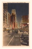 Vintage Journal Night, Theatre District, Houston, Texas