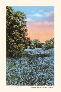 Vintage Journal Field of Bluebonnets, Texas