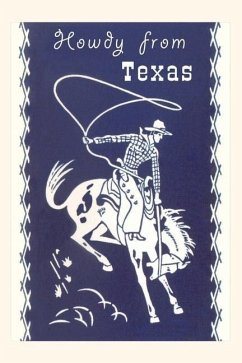 Vintage Journal Howdy from Texas, Bucking Bronco