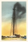 Vintage Journal Gusher in Texas Oil Well