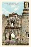 Vintage Journal Portal of Mission San Jose, San Antonio, Texas