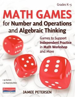 Math Games for Number and Operations and Algebraic Thinking - Petersen, Jamee