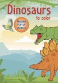Dinosaurs to Color: Amazing Pop-Up Stickers