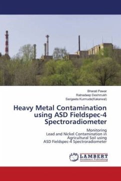Heavy Metal Contamination using ASD Fieldspec-4 Spectroradiometer
