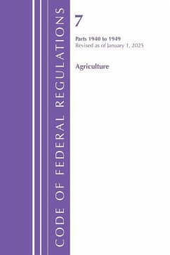 Cover Code of Federal Regulations, Title 07 Agriculture 1940-1949, Revised as of January 1, 2025