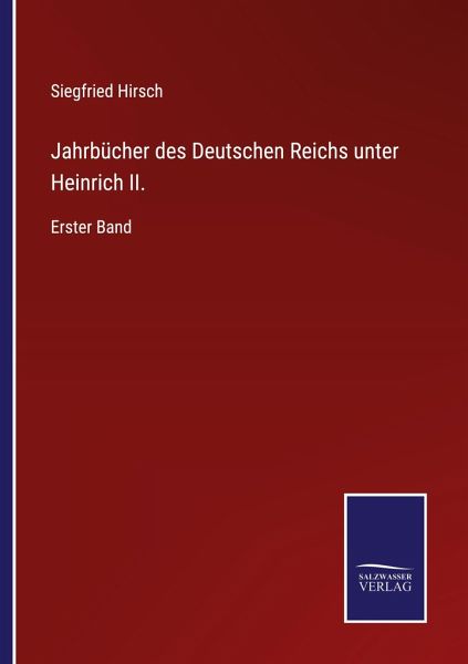 Jahrbücher des Deutschen Reichs unter Heinrich II.
