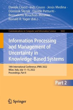 Information Processing and Management of Uncertainty in Knowledge-Based Systems (eBook, PDF)