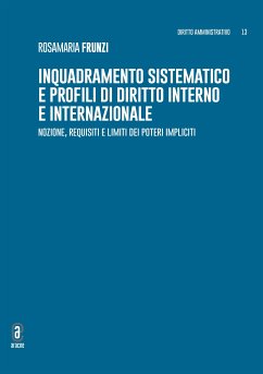 Inquadramento sistematico e profili di diritto interno e internazionale (eBook, ePUB) - Frunzi, Rosamaria