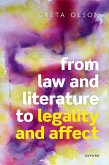 From Law and Literature to Legality and Affect (eBook, PDF)