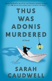 Thus Was Adonis Murdered (eBook, ePUB)