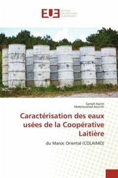 Caractérisation des eaux usées de la Coopérative Laitière - Karim, Samah;Aouniti, Abdelouahad