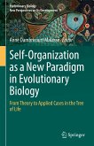 Self-Organization as a New Paradigm in Evolutionary Biology (eBook, PDF)