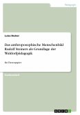 Das anthroposophische Menschenbild Rudolf Steiners als Grundlage der Waldorfpädagogik Das anthroposophische Menschenbild Rudolf Steiners als Grundlage der Waldorfpädagogik