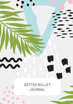 Tropical Design with Bottom Callout - Dotted Bullet Journal - Blank Classic