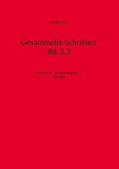 Gesammelte Schriften Bd. 2.3 (eBook, ePUB)