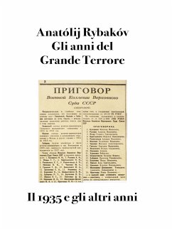 Gli anni del Grande Terrore (eBook, ePUB) - Rybakov, Anatolij