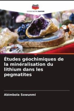 Études géochimiques de la minéralisation du lithium dans les pegmatites - Sowunmi, Abimbola