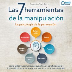 Las 7 herramientas de la manipulación - La psicología de la persuasión: cómo utilizar la comunicación sugestiva en beneficio propio - incluye técnicas de manipulación, ejercicios y trucos de lenguaje (MP3-Download) - Steinbach, Augustin