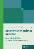 Des Menschen Heimat im Staat (eBook, PDF)