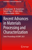 Recent Advances in Materials Processing and Characterization