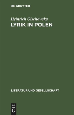 Lyrik in Polen - Olschowsky, Heinrich