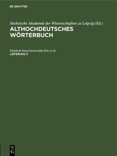 Cover Althochdeutsches Wörterbuch. Lieferung 3