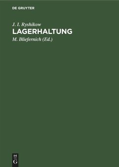 Lagerhaltung - Ryshikow, J. I.