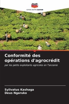 Conformité des opérations d'agrocrédit - Kashaga, Sylivatus;Ngaruko, Deus