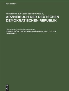 Diagnostische Laboratoriumsmethoden AB (D. L.) ¿ DDR, Lieferung 3