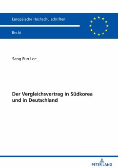 Cover Der Vergleichsvertrag in Südkorea und in Deutschland