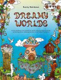 Dreamy Worlds: A Stress-Relieving Coloring Book for Adults Featuring Magical Animals, Enchanting Scenes, Relaxing Mandalas, Floral Pa