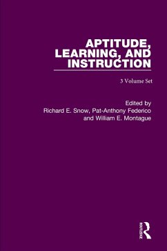 Cover Aptitude, Learning and Instruction (eBook, PDF)