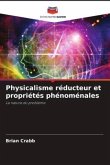 Physicalisme réducteur et propriétés phénoménales