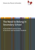 The Need to Belong in Secondary School (eBook, PDF)