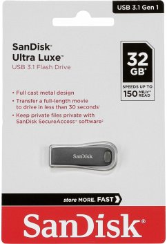 SanDisk Cruzer Ultra Luxe 32GB USB 3.1 150MB/s SDCZ74-032G-G46