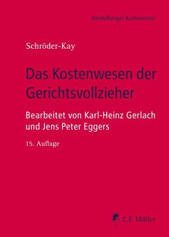 Das Kostenwesen der Gerichtsvollzieher - Schröder-Kay, J. H.