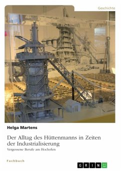 Der Alltag des Hüttenmanns in Zeiten der Industrialisierung. Vergessene Berufe am Hochofen - Martens, Helga