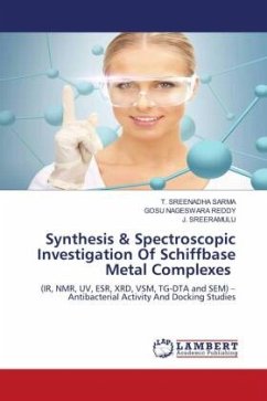 Synthesis & Spectroscopic Investigation Of Schiffbase Metal Complexes - SARMA, T. SREENADHA;REDDY, GOSU NAGESWARA;SREERAMULU, J.