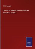 Die Geschichte Mannheims von dessen Entstehung bis 1861