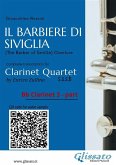 Bb Clarinet 3 part of "Il Barbiere di Siviglia" for Clarinet Quartet (eBook, ePUB)