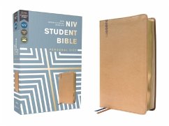 Niv, Student Bible, Personal Size, Leathersoft, Tan, Comfort Print - Zondervan