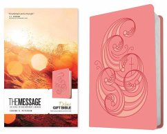 Cover The Message Deluxe Gift Bible (Leather-Look, Pink and Gold Waves)