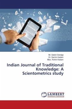 Indian Journal of Traditional Knowledge: A Scientometrics study